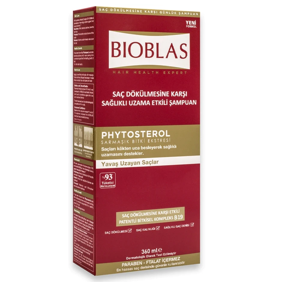 Bioblas Procyanidin Saç Dökülmesine Karşı Sağlıklı Uzama Etkili Şampuan 360 ml