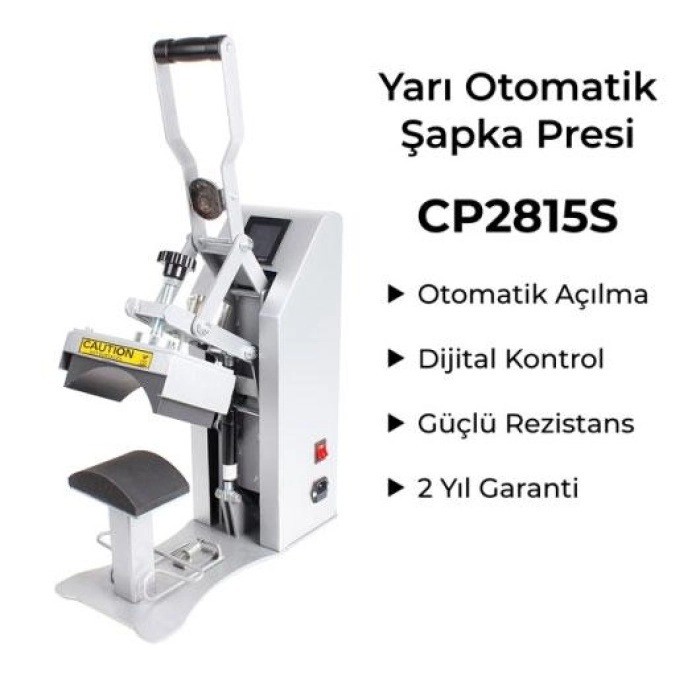 Yarı Otomatik Şapka Transfer Baskı Presi
