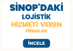 SİNOP'DAKİ Lojistik Firmaları ve Hizmetleri